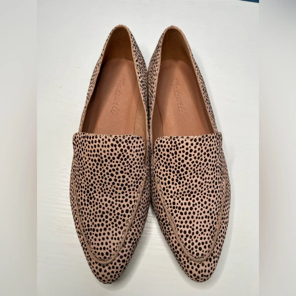 Madewell The Frances Skimmer Loafer in Calf Hair Size 6 - Picture 2 of 6